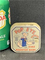 1929 Popeye dime bank