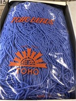 Toho 12/0 3- cut beads. Medium blue. Five –half