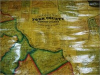 Shearer's Map Of York County County PA 1860