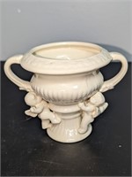 Small Cherub Planter Vase Porcelain