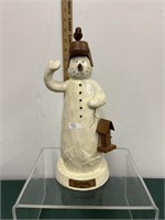 Flurryville Collection Frosty Frank Ceramic Snowmn