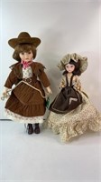 WESTERN THEMED COLLECTOR DOLLS