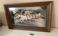 Coors beer mirror