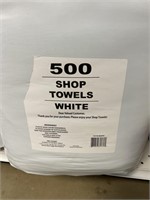 500 shop towels white