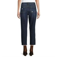 Time and Tru High Rise Boyfriend Crop Jeans - 16