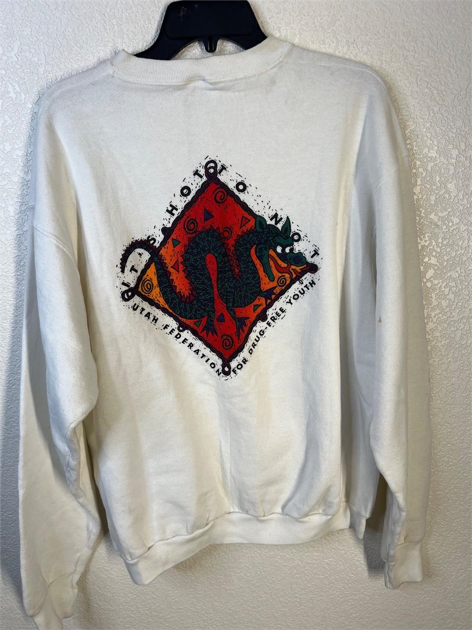 Vintage Drugs It’s Hot to Not Crewneck