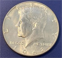 1968 Kennedy Half Dollar, Uncirculated