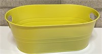 Yellow VTG Metal Tub