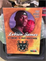 2002 Lebron James St Vincent HS Rookie Card