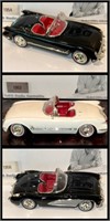 3 Vintage Model Corvettes in Original Boxes