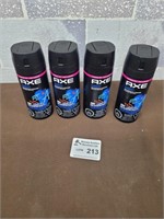 4 Mens AXE body spray