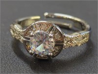 925 stamped gemstone ring size 8