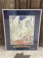 REAL MUSGRAVE POCKET DRAGON POSTER SIGNED BY