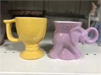 FRANKHOMA ELEPHANT AND CUP