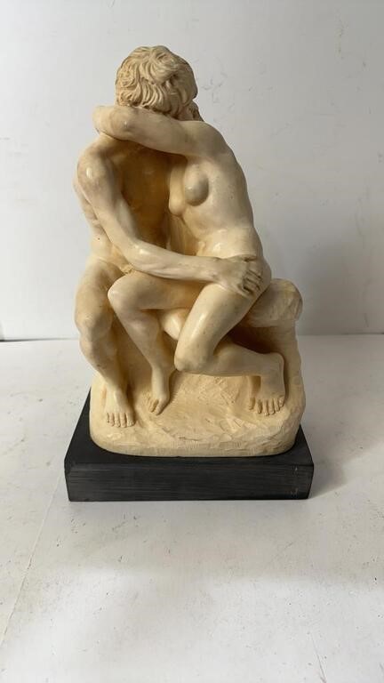 A. Santini Sculpture "The Kiss" Sculpture K16A