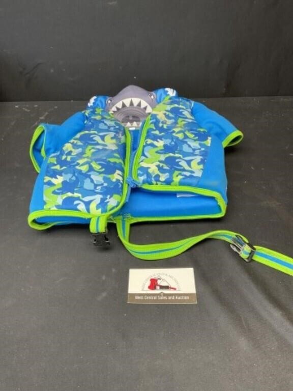 Youth shark life jacket