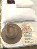Indiana Jones’ hat plus towels