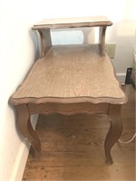 Matching wood end tables