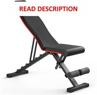 Adjustable Weight Bench Foldable for Home Gym