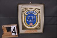 Pabst Extra Light Beer Lighted Sign (Works)