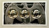 George Washington Quarter Collection 1965, 66, 67