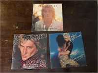 LOT OF 3 ROD STEWART RECORDS