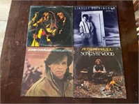 LOT OF 4 MISC. RECORDS ( JETHRO TULL, LINDSEY