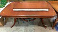 Formal dining table, with double pedestal