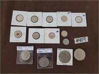 Canadian and USA coins