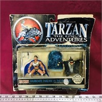 1995 Tarzan & Mahar Action Figures (Sealed)