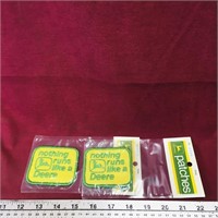 Pair Of John Deere Patches (Sealed)