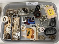 Belt Buckles, Hair Comb and Clips