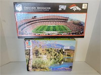 Denver Broncos Puzzle (open) & sealed puzzle