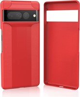 AUGEX Pixel 7 Pro Case  Red  Shockproof  Slim Fit