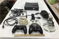 X-BOX 360 w/ cords & controllers-UNTESTED