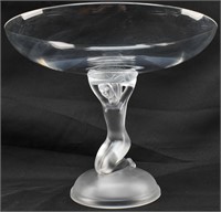 Royales de Champagne Crystal Pedestaled Platter