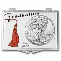 2024 1 Oz Silver Eagle Graduation Tassel Design