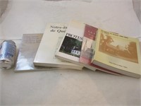 Lot de livres sur les églises du Québec
