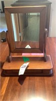 Antique Shaving Mirror with drawer