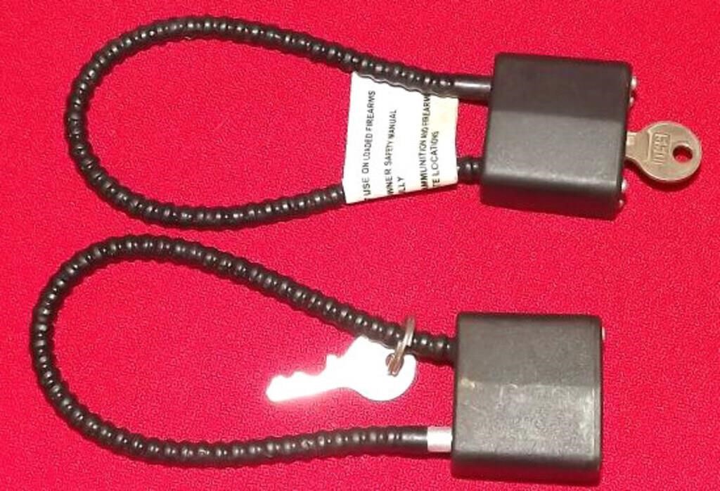 2 - NEW CABLE LOCKS
