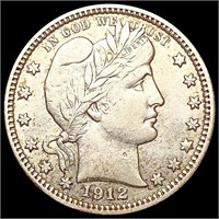 1912 Barber Quarter CLOSELY UNCIRCULATED