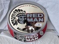 "Red Man" Tobacco Mirror