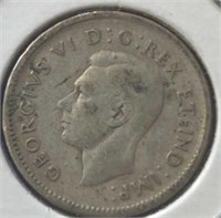 Silver 1947 Canadian dime
