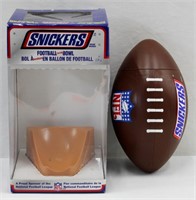 NIB Snickers Plastic Football Bowl 10"h