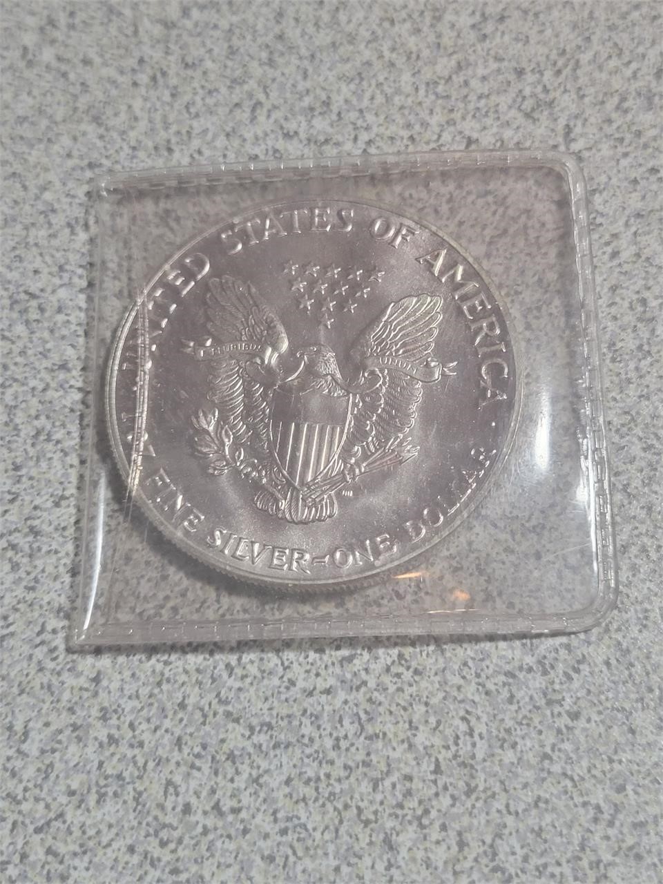 silver coin