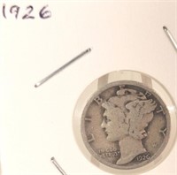 1926 Mercury Silver Dime