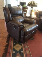 matching leather reclining chair