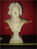 Italian Ceramic Composite Beethoven Bust