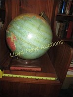 Vintage World Globe & Atlas Set