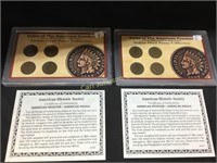 2 INDIAN HEAD PENNY SETS